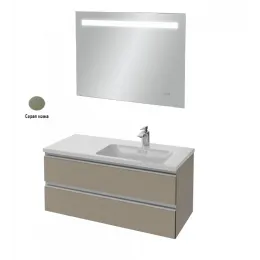Комплект мебели для ванной Vox 100 см, подвесной монтаж, с подсветкой EB1161-NF+EXAD112-Z-00+EB2026-RA-N29 Jacob Delafon