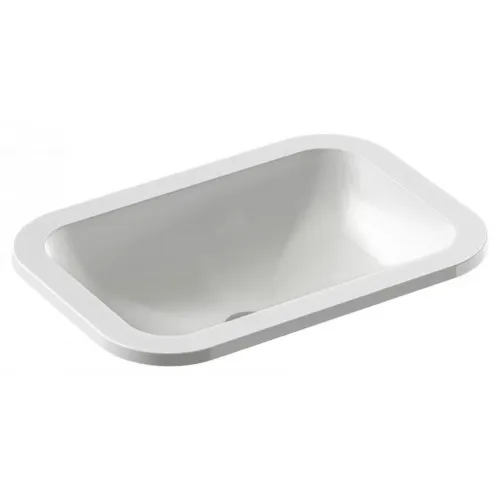 Встраиваемая снизу раковина Vox 56х40 см, с отверстием перелива, санфарфор EYB102-00 Jacob Delafon