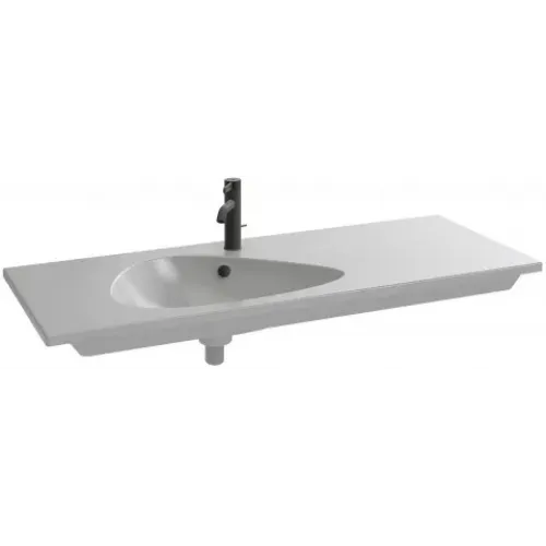 Подвесная раковина Nouvelle Vague 121х51х13 см, 1 отверстие для смесителя, белая, санфарфор EXAP112-00 Jacob Delafon
