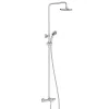 Душевая система July выставочныый образец, 4 режима, 20 см, round, неповор. излив, термостат, верхний душ, с лейкой E99741-CP/У E99741-CP/У Jacob Delafon