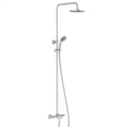 Душевая система July выставочныый образец, 4 режима, 20 см, round, неповор. излив, термостат, верхний душ, с лейкой E99741-CP/У E99741-CP/У Jacob Delafon