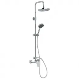 Душевая система без излива Brive выставочный образец, 5 режимов, 20 см, round, верхний душ, с лейкой E24329-CP/У Jacob Delafon