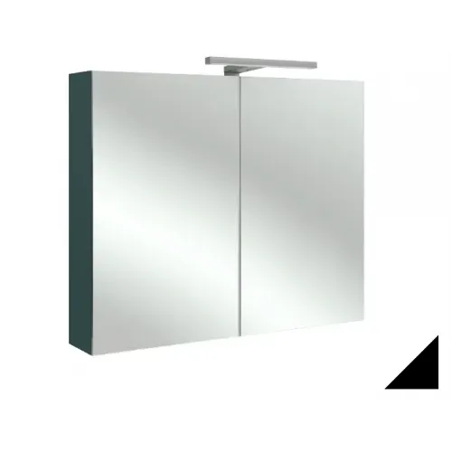 Зеркало Rythmik 80х65 см, шкаф, подсветка, черный лак, с подсветкой EB796RU-274 Jacob Delafon