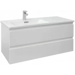Модуль под раковину Madeleine 99,8х46,2х45,2 см, 2 ящика, встроенные ручки, белый матовый, для левосторонней раковины EB2054-J51 Jacob Delafon