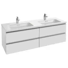 Модуль под раковину Vox 140х46х45,2 см, белый блестящий, 4 выдвижных ящика, встроенные ручки EB2020-RA-N18 Jacob Delafon