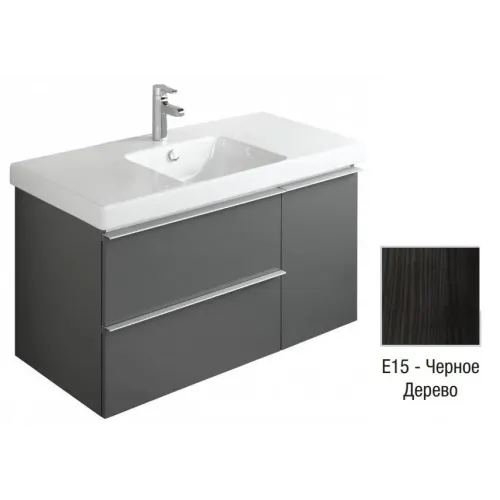 Модуль под раковину Odeon Up 102х48,5х53 см, черное дерево EB891-E15 Jacob Delafon