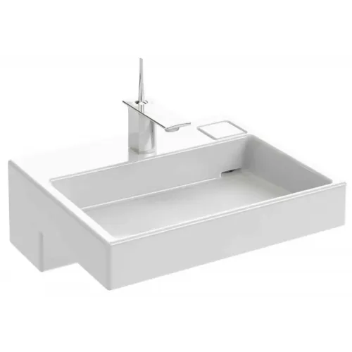Подвесная раковина Terrace 60х49х8,9 см, санфарфор EXE112-00 Jacob Delafon