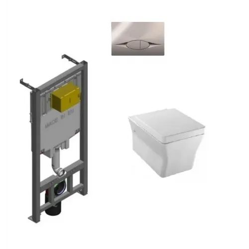 Комплект с инсталляцией Reve с микролифтом E4811-00+E29025-NF+E29027-CP Jacob Delafon