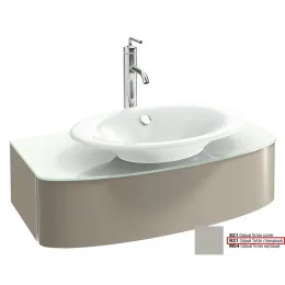 Модуль под раковину Presqu'ile 83х45х21,8 см, серый титан глянцевый, 1 выдвижной ящик EB1106-N21 Jacob Delafon