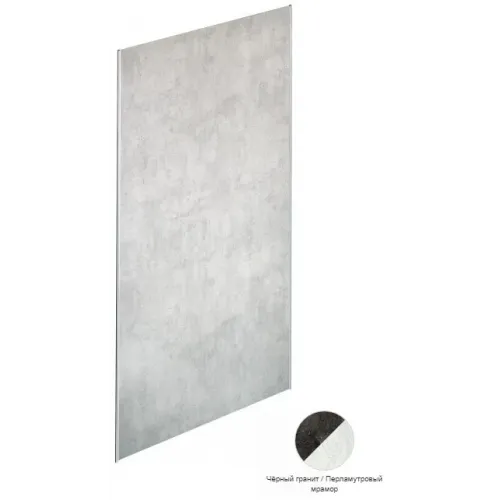 Декоративная панель на стену Panolux 120х255 см, фактурные, черный гранит/ перламутровый мрамор E63030-D32 Jacob Delafon