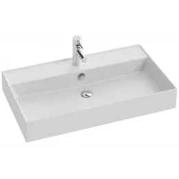 Подвесная раковина Vivienne 80,5х46,3х12 см, матовая, санфарфор EXBI112-BCM Jacob Delafon