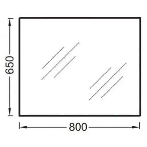 Зеркало Ola 80х65 см EB1098-RU Jacob Delafon