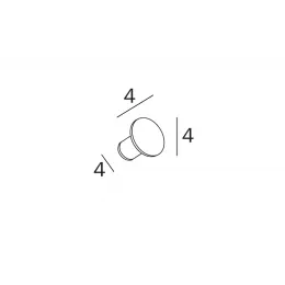 Крючок для ванной INDA ONE AV120ACR