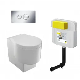 Комплект с инсталляцией Formilia Viragio глянец, с микролифтом E4772-00+596323+622220 Jacob Delafon