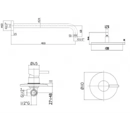 Комплект смесителей PAFFONI Light KITLIG011BOKING