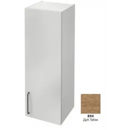 Шкаф Odeon Rive Gauche 40х34х100,3 см, шарниры справа, 2 полки, дуб табак, ручки - черный EB2571D-R9-E52 Jacob Delafon