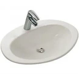 Встраиваемая сверху раковина Ovaledessus 63х48 см, санфарфор, с отв. под смеситель E1273-00 Jacob Delafon