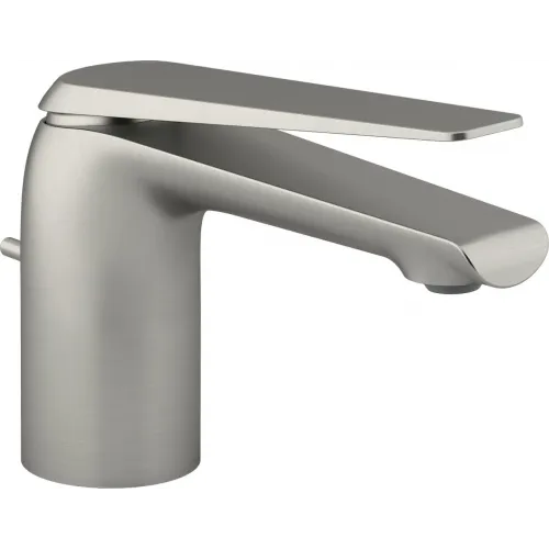 Смеситель для умывальника Avid полированный никель, с гибкой подводкой, неповоротный излив, с донным клапаном E97345-BN Jacob Delafon