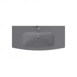 Мебельная раковина Nona 101х46,9 см, стекло, матовый серый EB1885RU-DE4 Jacob Delafon