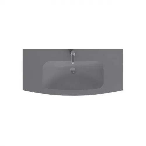 Мебельная раковина Nona 101х46,9 см, стекло, матовый серый EB1885RU-DE4 Jacob Delafon