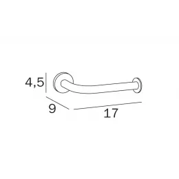 Держатель туалетной бумаги INDA ONE A24250NE