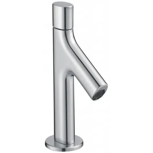 Смеситель для умывальника Talan с антиизвестковым покрытием, неповоротный излив, без донного клапана, холодный старт E10378RU-CP Jacob Delafon