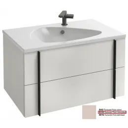 Модуль под раковину Nouvelle Vague 80х50,7х45,5 см, 2 ящика, пыльная роза глянцевый EB3030-G1H Jacob Delafon