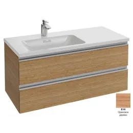 Модуль под раковину Vox 100х46х45,2 см, ореховое дерево, 2 ящика, под левостороннюю раковину, встроенные ручки EB2025-RA-E16 Jacob Delafon