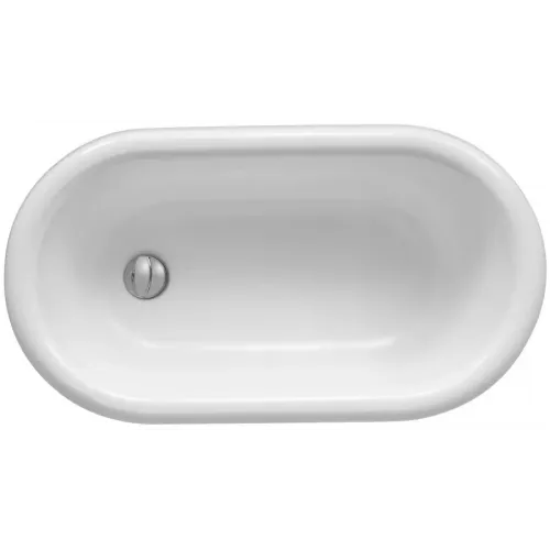 Чугунная ванна Maternelle 79,5х44,5 см, овальная, без антискользящего E2176-00 Jacob Delafon
