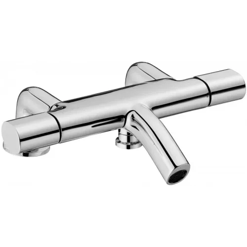 Смеситель на горизонтальную поверхность (деку) с изливом Talan с выходом на душ (без лейки), на 2 отв., термостат E10090RU-CP Jacob Delafon