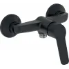 Настенный смеситель без излива Aimé матовый, чёрный цвет, без лейки E29870-BL Jacob Delafon