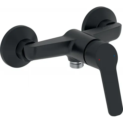 Настенный смеситель без излива Aimé матовый, чёрный цвет, без лейки E29870-BL Jacob Delafon