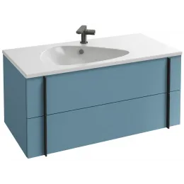 Модуль под раковину Nouvelle Vague 100х50,7х45,5 см, матовый аквамарин, 2 ящика EB3032-M43 Jacob Delafon