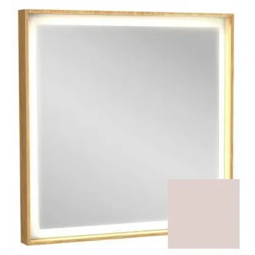 Зеркало Rythmik pure 64,5х64,5 см, пыльная роза, подсветка по периметру, с подсветкой EB1772-M78 Jacob Delafon