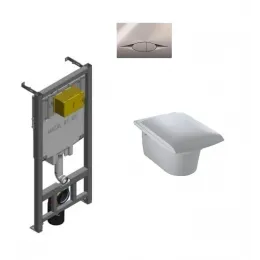 Комплект с инсталляцией Stillness с микролифтом E1303-00+E29025-NF+E29027-CP Jacob Delafon