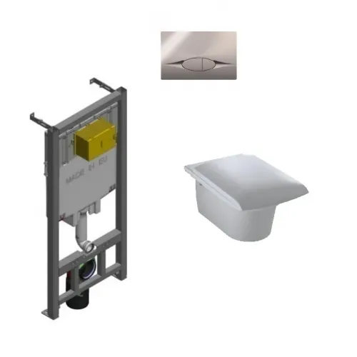 Комплект с инсталляцией Stillness с микролифтом E1303-00+E29025-NF+E29027-CP Jacob Delafon