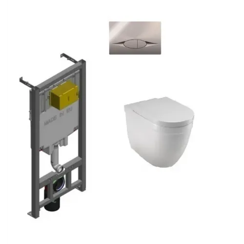 Комплект с инсталляцией Rodin с микролифтом 8321K-00+EDC102-00+E29025-NF+E29027-CP Jacob Delafon