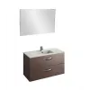 Комплект мебели для ванной Ola 56 см, цвет тёмный дуб, без подсветки, подвесной монтаж EB1099-RU+EB392RU-NR+EXUA112-00 Jacob Delafon