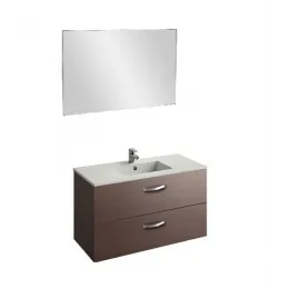 Комплект мебели для ванной Ola 56 см, цвет тёмный дуб, без подсветки, подвесной монтаж EB1099-RU+EB392RU-NR+EXUA112-00 Jacob Delafon