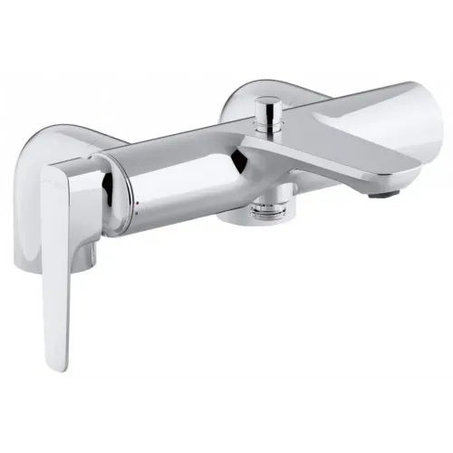 Смеситель на горизонтальную поверхность (деку) с изливом Aleo+ рычажный, с выходом на душ (без лейки), на 2 отв. E72320-CP Jacob Delafon