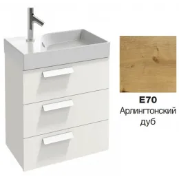 Модуль под раковину Rythmik 59,5х45х63,4 см, арлингтонский дуб, 3 выдвижных ящика, 4 ящичка для хранения EB1307-E70 Jacob Delafon