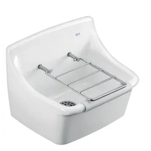 Подвесная раковина Norma 45х35х16 см, без отверстий для решетки, санфарфор E1898-00 Jacob Delafon