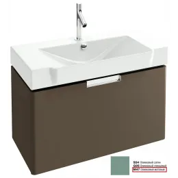 Модуль под раковину Reve 79х38х44,5 см, 1 ящик, оливковый матовый EB1131-R-M47 Jacob Delafon