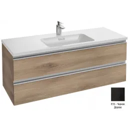 Модуль под раковину Vox 120х46х45 см, черное дерево, 2 ящика, встроенные ручки EB2021-RA-E15 Jacob Delafon