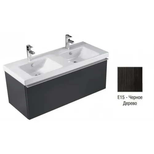 Модуль под раковину Odeon Up 117х48,5х45 см, черное дерево EB887-E15 Jacob Delafon