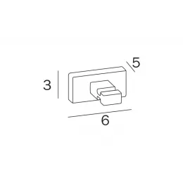 Крючок для ванной INDA LEA A1820ANE