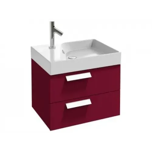 Модуль под раковину Rythmik 59,5х45х42,4 см, малиновый глянцевый, 2 выдвижных ящика EB1301-R3 Jacob Delafon
