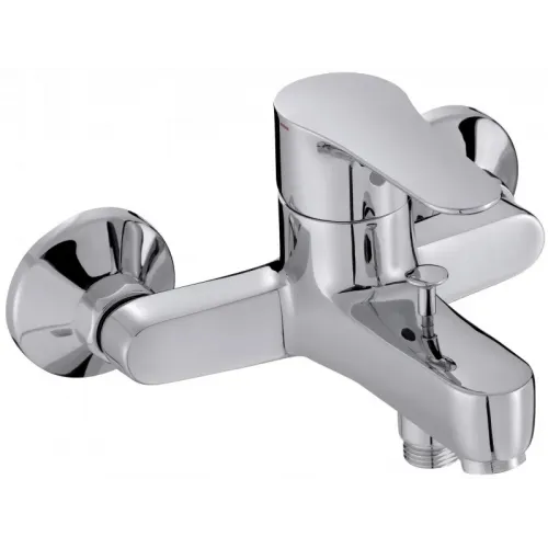 Настенный смеситель July с простой установкой, с выходом на душ (без лейки), неповоротный излив E16033-4-CP Jacob Delafon