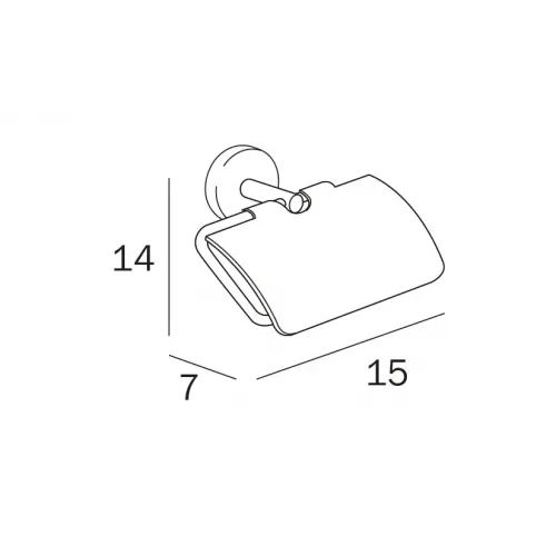 Держатель туалетной бумаги INDA FORUM A36260CR