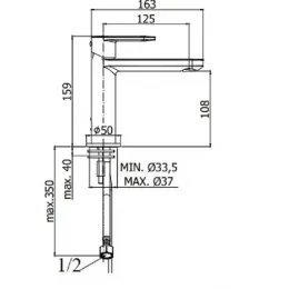 Смеситель для раковины Paffoni Candy CA071HCR